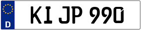 Truck License Plate